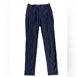 Anatomie Navy Ambossed dot Stretch Lighweight Pants